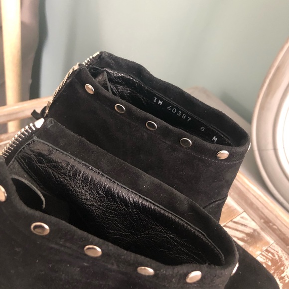 COPY - Stuart Weitzman ... glass heel Suede boot - Picture 6 of 8